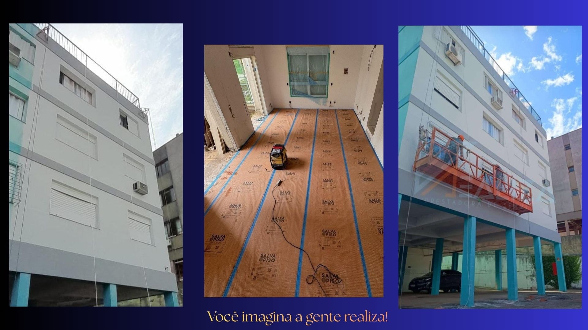 Edifício Residencial – Fachada e Piso