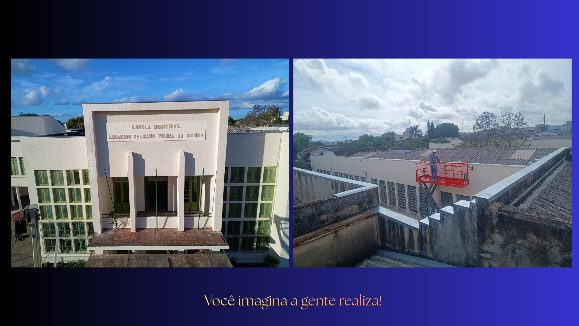Escola Municipal – Fachada e Cobertura