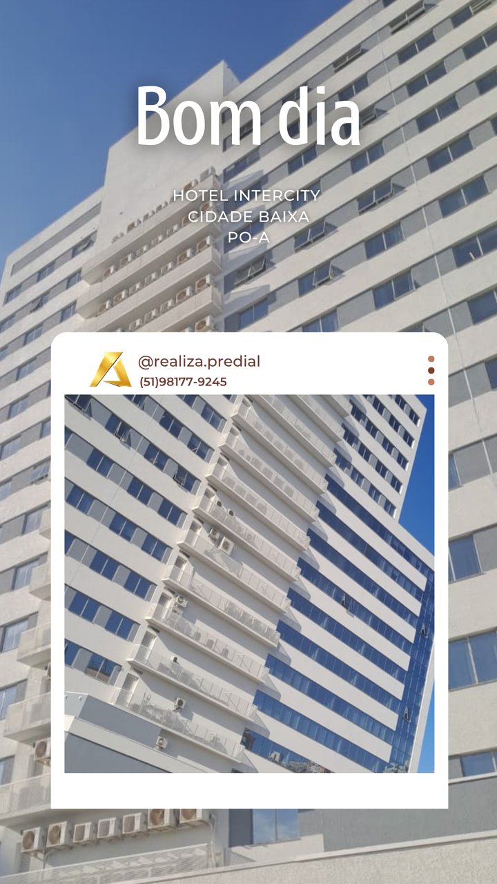 Post do Instagram: Bom dia — Hotel Intercity Cidade Baixa, Porto Alegre